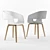 Sleek Scandinavian Design JYSK HOLSTEBRO Chair 3D model small image 8