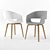 Sleek Scandinavian Design JYSK HOLSTEBRO Chair 3D model small image 9