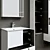 Aquaton Riviera Bathroom Furniture Set 3D model small image 5