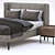 Elegant Zegen Bed Naomi: Stylish and Comfortable 3D model small image 2