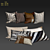Luxury Decorative Pillow Set 3D model small image 2