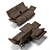 PBR Armchair for Corona Render 3D model small image 2