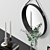 Elegant Eucalyptus Mirror Set 3D model small image 2