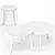 Minimalist Wood Coffee Table 3D model small image 2