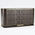 ASHI Chest of Drawers: 65x120x50cm 3D model small image 3