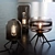 Refraction Trio: Wooden Table Lamps 3D model small image 2