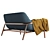 Elegant Italian Handmade Jade Sofa 3D model small image 4