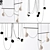 Sleek Aim Pendant Light 3D model small image 1
