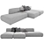 Premium 3D Sofa Model: Detailed & Rendered in V-Ray 3D model small image 1
