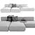 Premium 3D Sofa Model: Detailed & Rendered in V-Ray 3D model small image 3