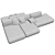 Premium 3D Sofa Model: Detailed & Rendered in V-Ray 3D model small image 4