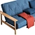 Balder Sofa: Comfort and Style Combined 3D model small image 4