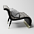 Ferre Bonnie_2: Elegant Armchair with Bronze Accent 3D model small image 2