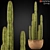 Botanical Oasis: 255 Exquisite Greens 3D model small image 1