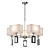 Modern Chandelier Collection: Set of 6 3D model small image 3