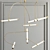 Elegant Brass Chandeliers | Naama Hofman Collection 3D model small image 1
