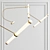 Elegant Brass Chandeliers | Naama Hofman Collection 3D model small image 2
