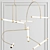 Elegant Brass Chandeliers | Naama Hofman Collection 3D model small image 5