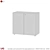 Classic Wood and Leather Cabinet Set 3D model small image 2