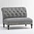  Plush Sharon Loveseat: Luxurious & Stylish 3D model small image 2