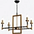 Refraktika Chandelier 4 - Elegant Lighting Solution 3D model small image 1