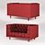 Mid Century Danish Modern Walnut Armchair 3D model small image 4