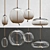 Elegant Glass Sphere Pendant 3D model small image 1