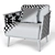 MANUTTI CASCADE: Stylish Rope Garden Armchair 3D model small image 2