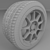 Honda Euro-R 2000 Wheel - High-Poly Model with Textures 3D model small image 2