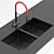 Omoikiri Kanto TAKI Stainless Steel Sink 3D model small image 6