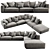 Versatile Flexform Lario Sectional 3D model small image 4