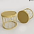 Rattan Bedside/Sofa Table - Malu 3D model small image 1