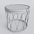 Rattan Bedside/Sofa Table - Malu 3D model small image 3