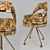 Elegant Blossom Seat 3D model small image 2