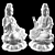 Divine Serenity: Avalokitesvara Statue 3D model small image 3