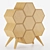 Honeycomb Chest: Stylish Storage Solution 3D model small image 1