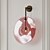 Elegant Orbe Wall Lamp 3D model small image 1