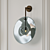 Elegant Orbe Wall Lamp 3D model small image 2