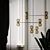Elegant Blown Glass Pendant: GRACE N°2 3D model small image 3