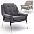 Tosconova Witton Armchair: Unparalleled Comfort and Style 3D model small image 1