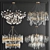 Elegant Double-Tear Chandeliers - Exclusive Collection 3D model small image 1