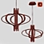 Elegant Gold Chandelier 3D model small image 9