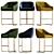 Astoria Take Five Bar Stool 3D model small image 1
