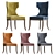 Elegant Jasmin Chair for Home 3D model small image 1