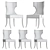 Elegant Jasmin Chair for Home 3D model small image 2