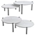 Elegant Marble Tables for Drinks 3D model small image 2