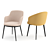  Italian Dining Set - Asterias Table with Bea and Caratos Chairs 3D model small image 3