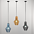 Maytoni Tommy Collection: Stylish Metal and Glass Pendant Light 3D model small image 5