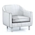 Tubby Armchair: Modern & Comfortable 3D model small image 5