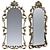 Regal Reflection: Christopher Guy Marie Antoinette Mirror 3D model small image 1